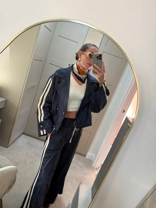 ‘BLU’ denim co ord