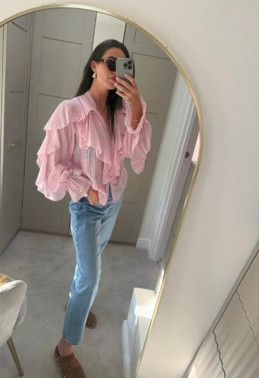 ‘FLOSSY’ ruffled shirt